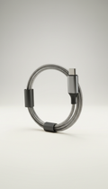 Cable USB-C aluminio cepillado